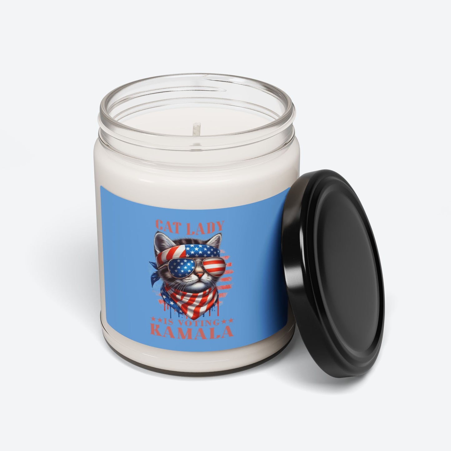 Purrs for Progress - light blue