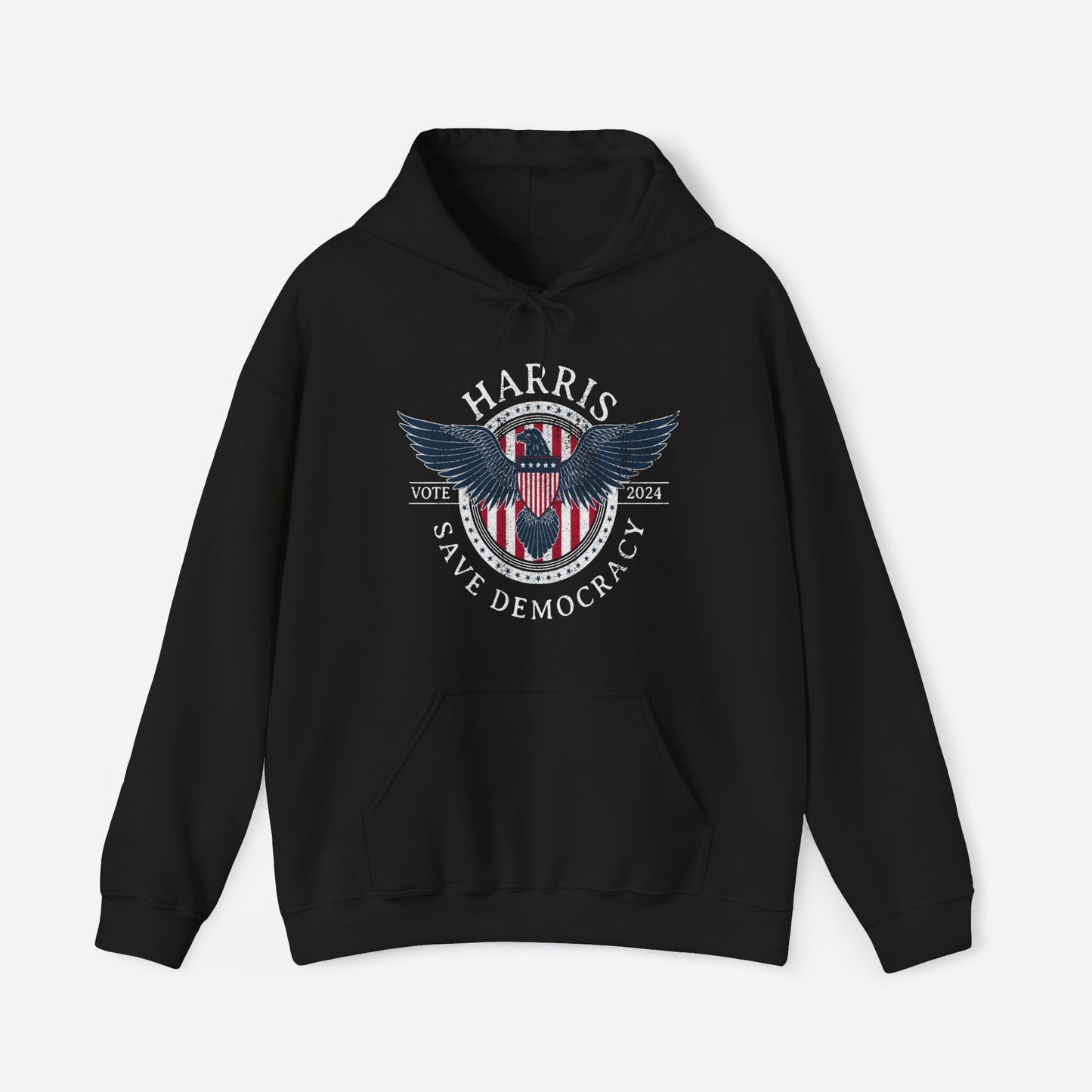 Save Democracy Dark Distressed