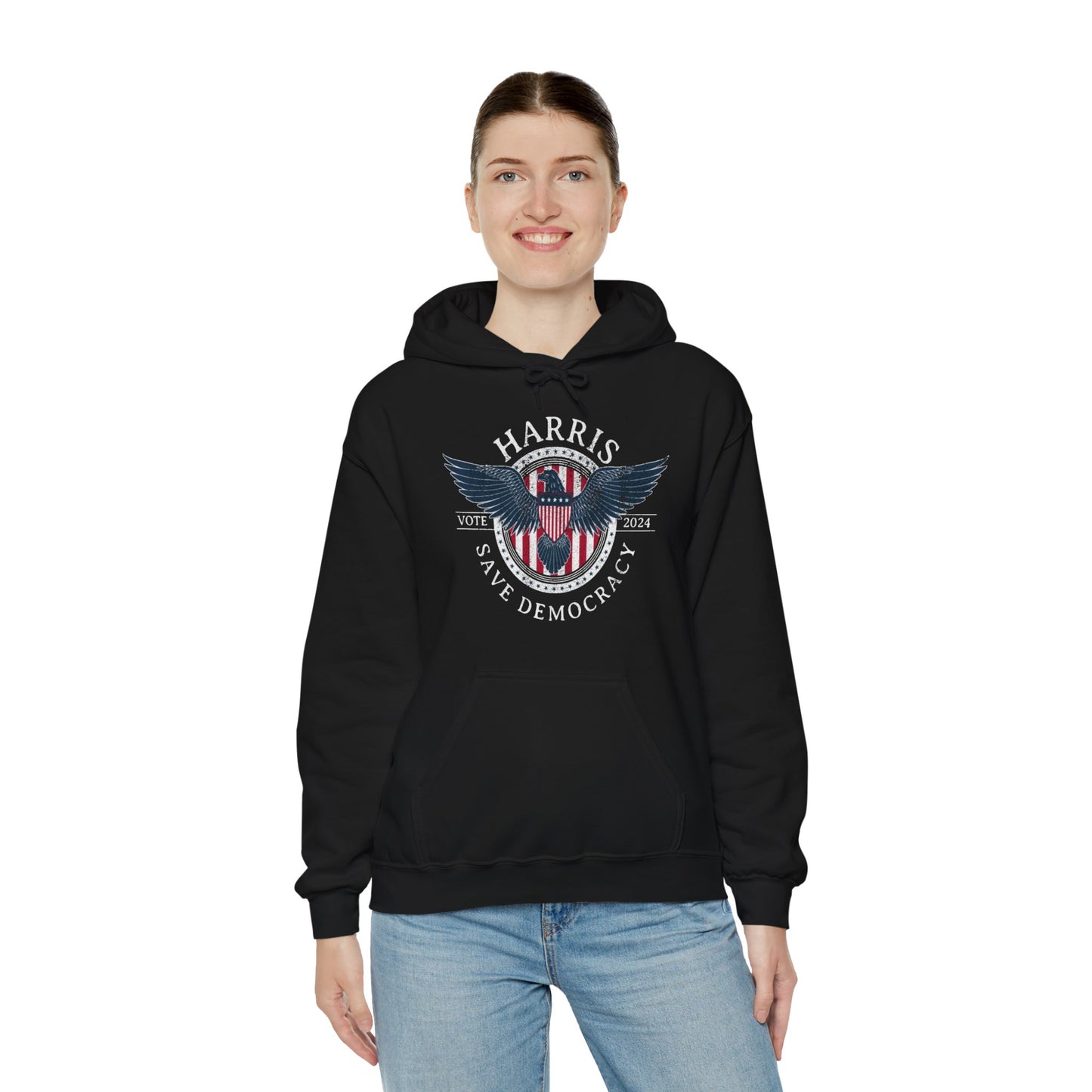 Save Democracy Dark Distressed