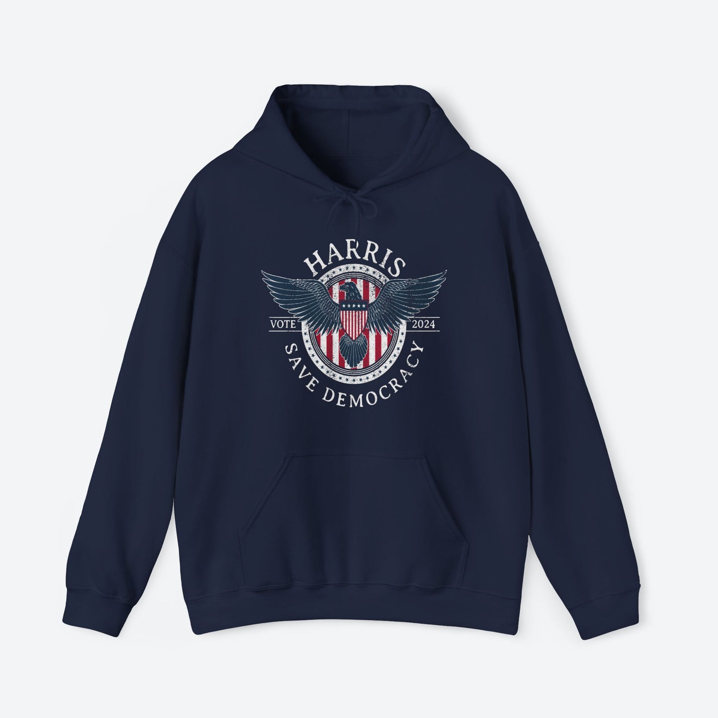 Save Democracy Dark Distressed