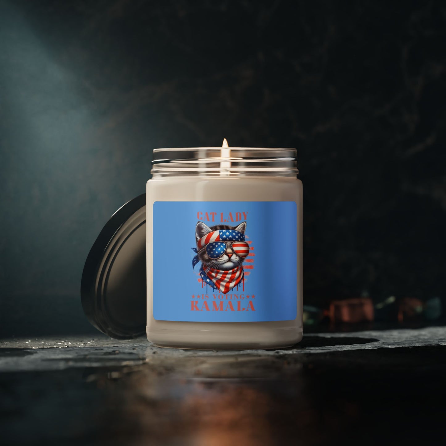Purrs for Progress - light blue