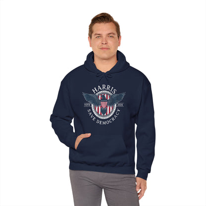 Save Democracy Dark Distressed